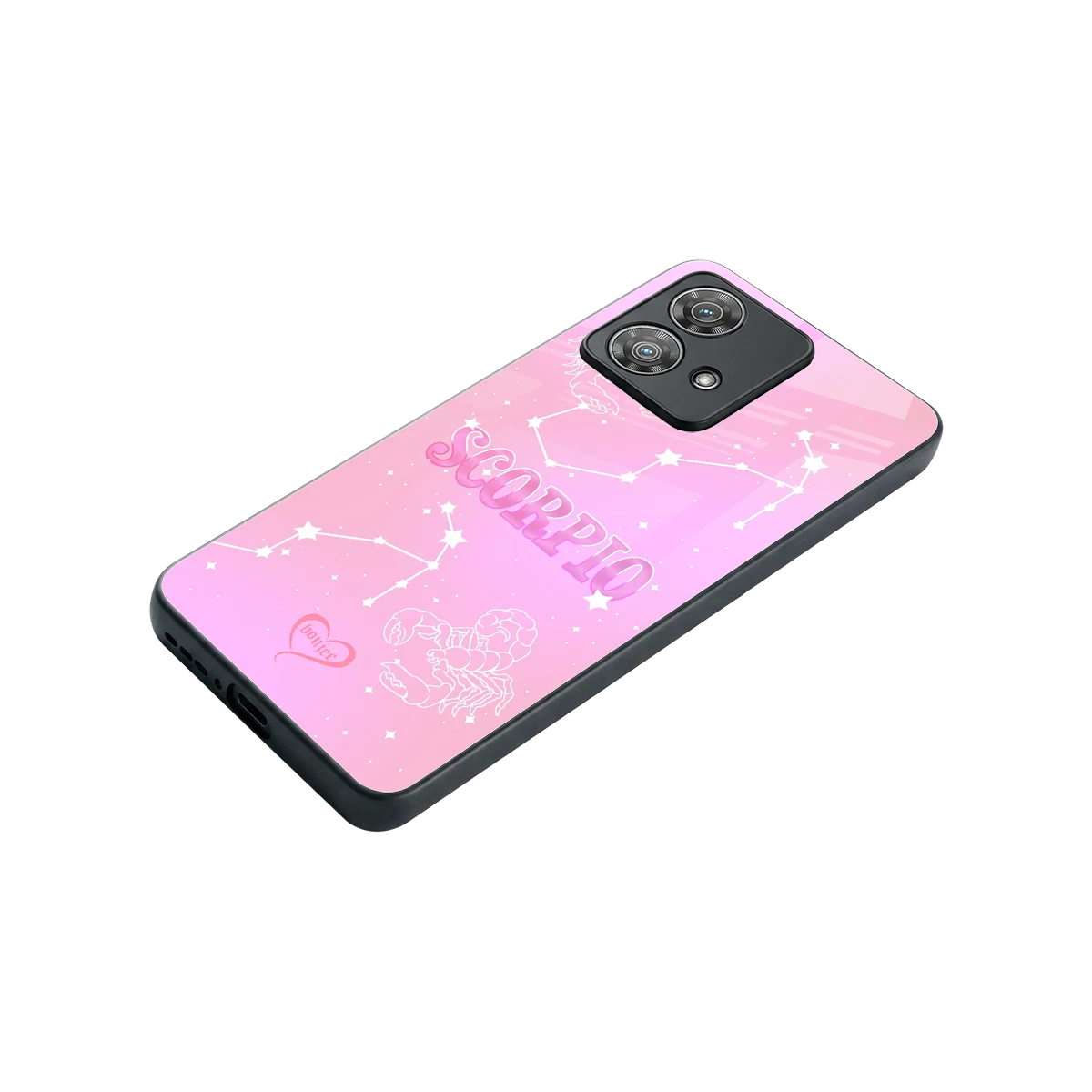 Scorpio Aura stylish phone case for motorola edge 40 neo 5g | glossy glass and slim fit