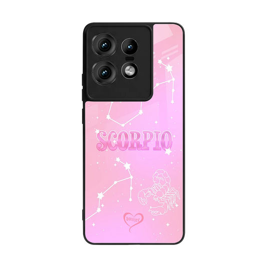 Scorpio Aura back phone cover | glass case for motorola edge 50 pro