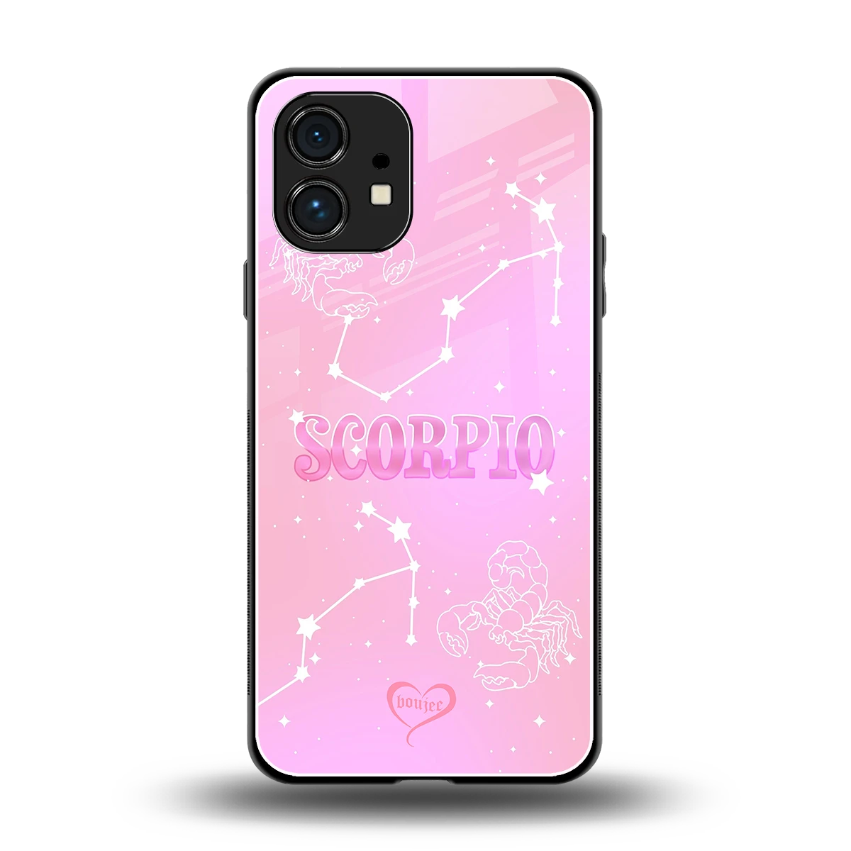Scorpio Aura back phone cover | glass case for nothing phone 1