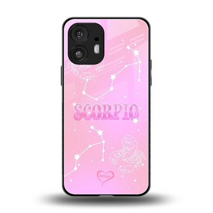 Scorpio Aura back phone cover | glass case for nothing phone 2