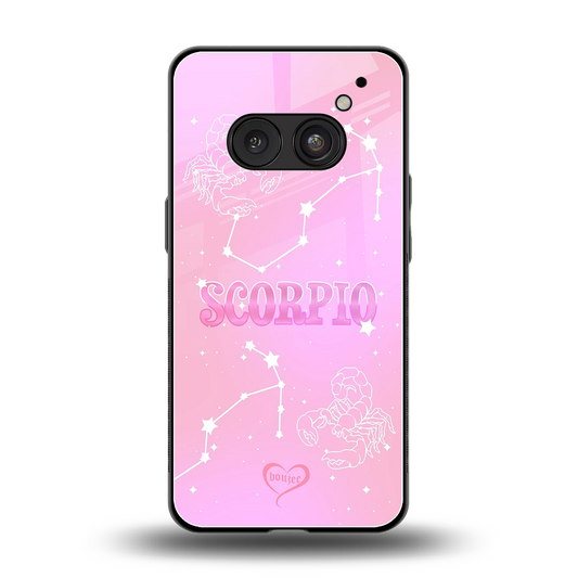 Scorpio Aura back phone cover | glass case for nothing phone 2a plus