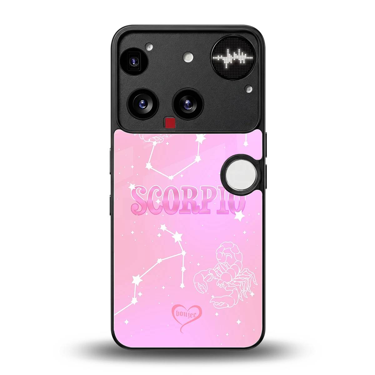 Scorpio Aura back phone cover | glass case for nothing phone 3