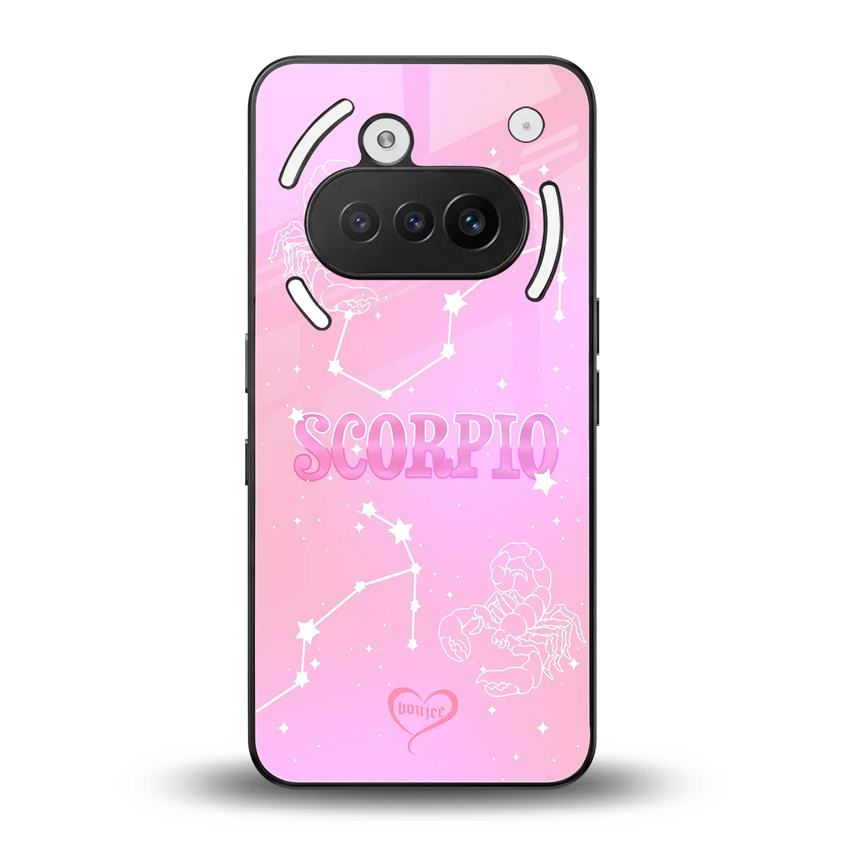 Scorpio Aura back phone cover | glass case for nothing phone 3a