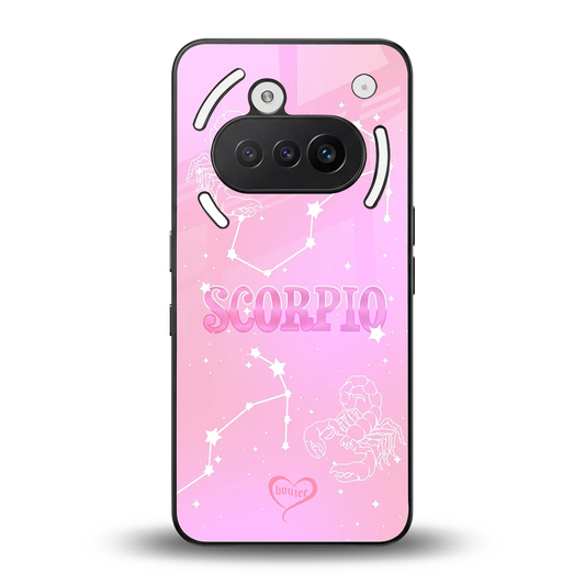 Scorpio Aura back phone cover | glass case for nothing phone 3a