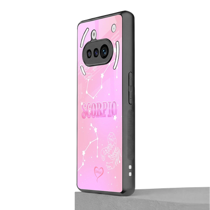 Scorpio Aura nothing phone 3a mobile cover | shockproof glass phone case