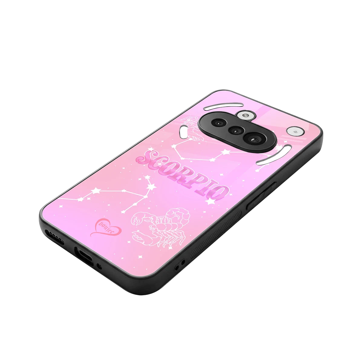 Scorpio Aura stylish phone case for nothing phone 3a | glossy glass and slim fit