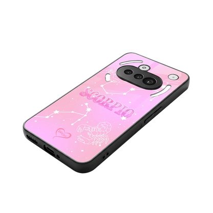 Scorpio Aura stylish phone case for nothing phone 3a | glossy glass and slim fit