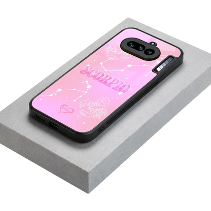 Scorpio Aura stylish phone case for nothing phone 4a | glossy glass and slim fit