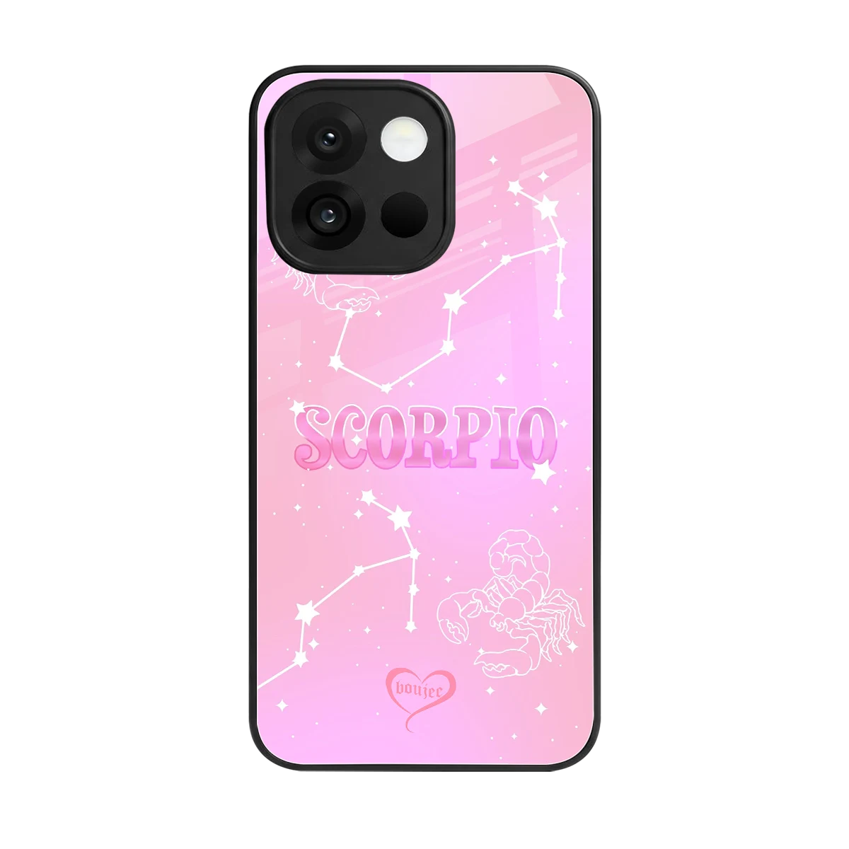 Scorpio Aura back phone cover | glass case for oneplus 13s