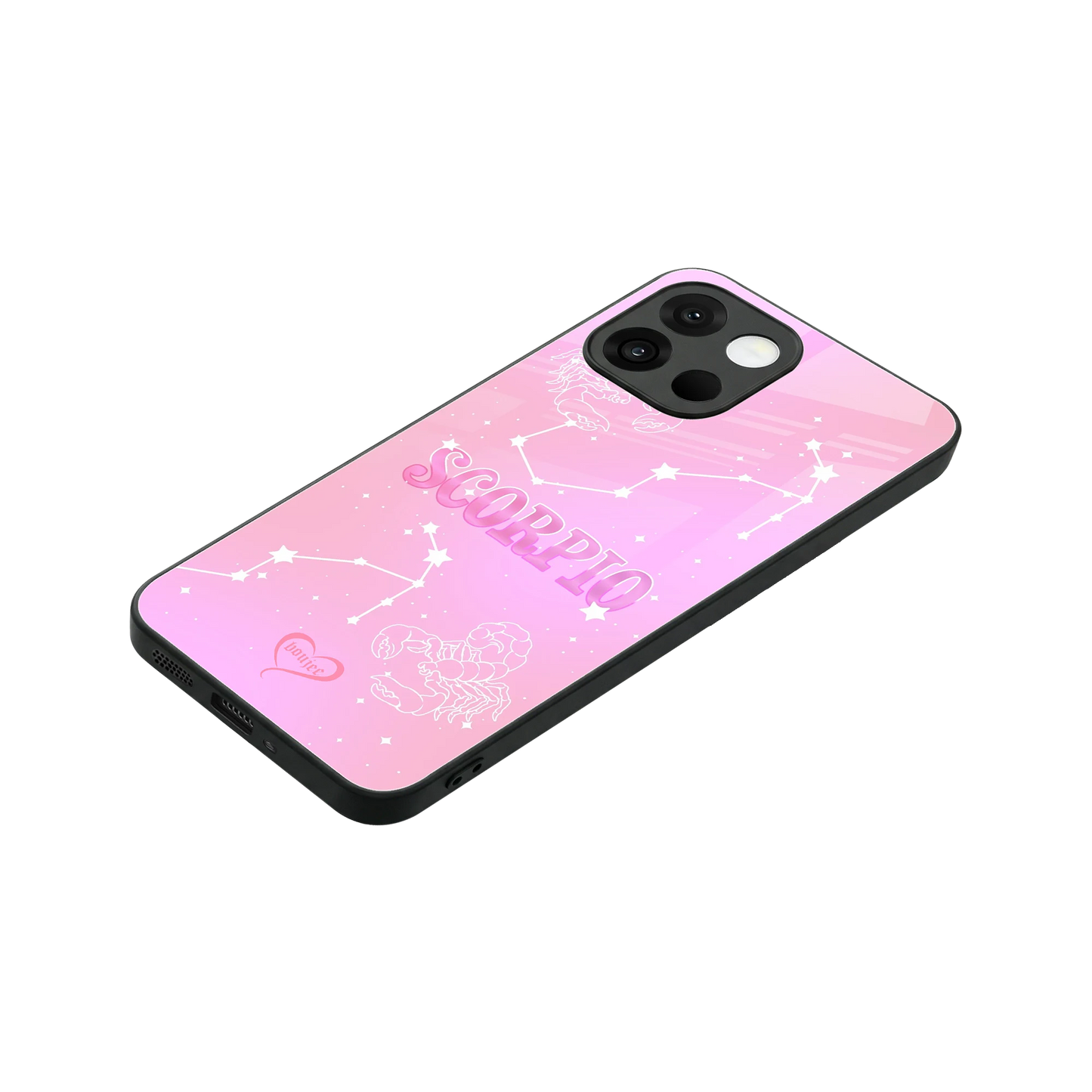 Scorpio Aura stylish phone case for oneplus 13s | glossy glass and slim fit