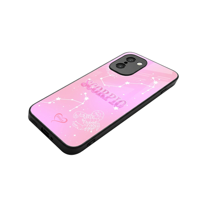 Scorpio Aura stylish phone case for oneplus 15r | glossy glass and slim fit