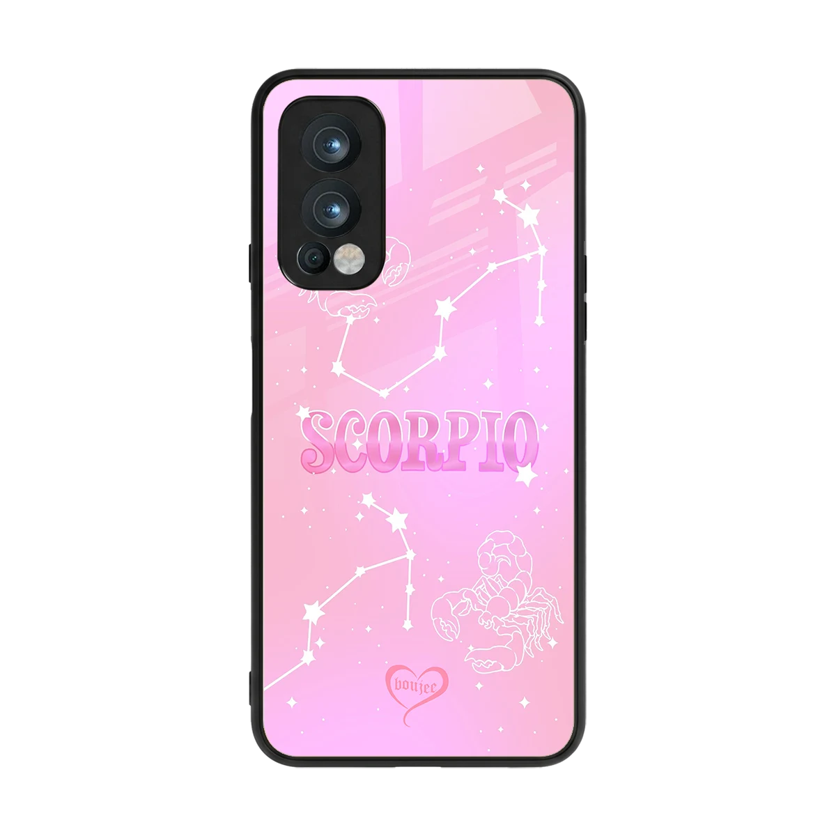 Scorpio Aura back phone cover | glass case for oneplus nord 2