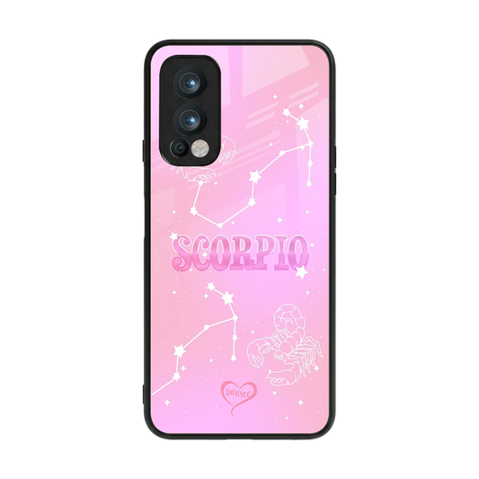 Scorpio Aura back phone cover | glass case for oneplus nord 2