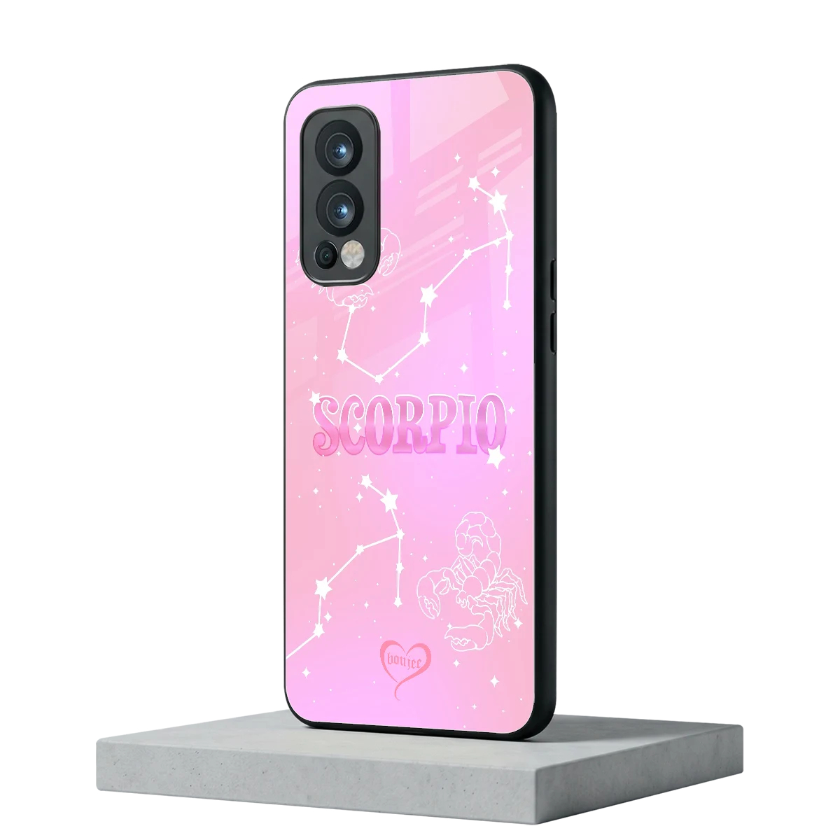 Scorpio Aura oneplus nord 2 mobile cover | shockproof glass phone case