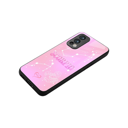 Scorpio Aura stylish phone case for oneplus nord 2 | glossy glass and slim fit