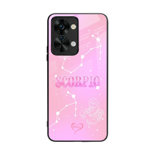 Scorpio Aura back phone cover | glass case for oneplus nord 2t