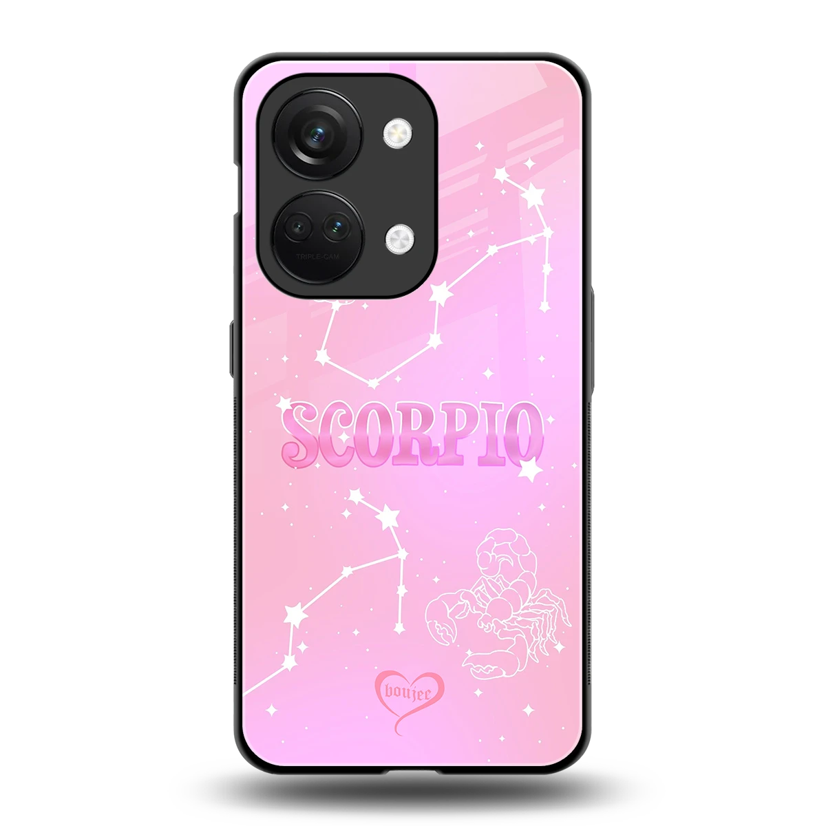 Scorpio Aura back phone cover | glass case for oneplus nord 3