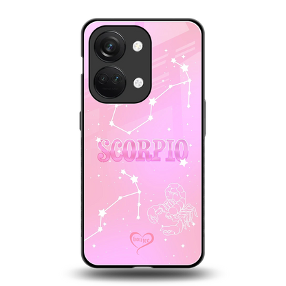 Scorpio Aura back phone cover | glass case for oneplus nord 3