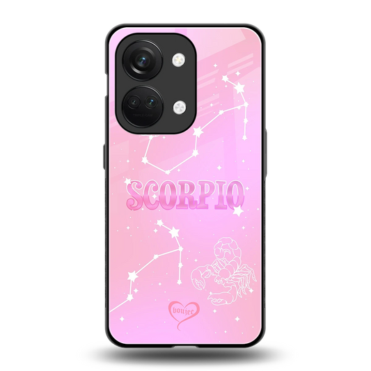Scorpio Aura back phone cover | glass case for oneplus nord 3