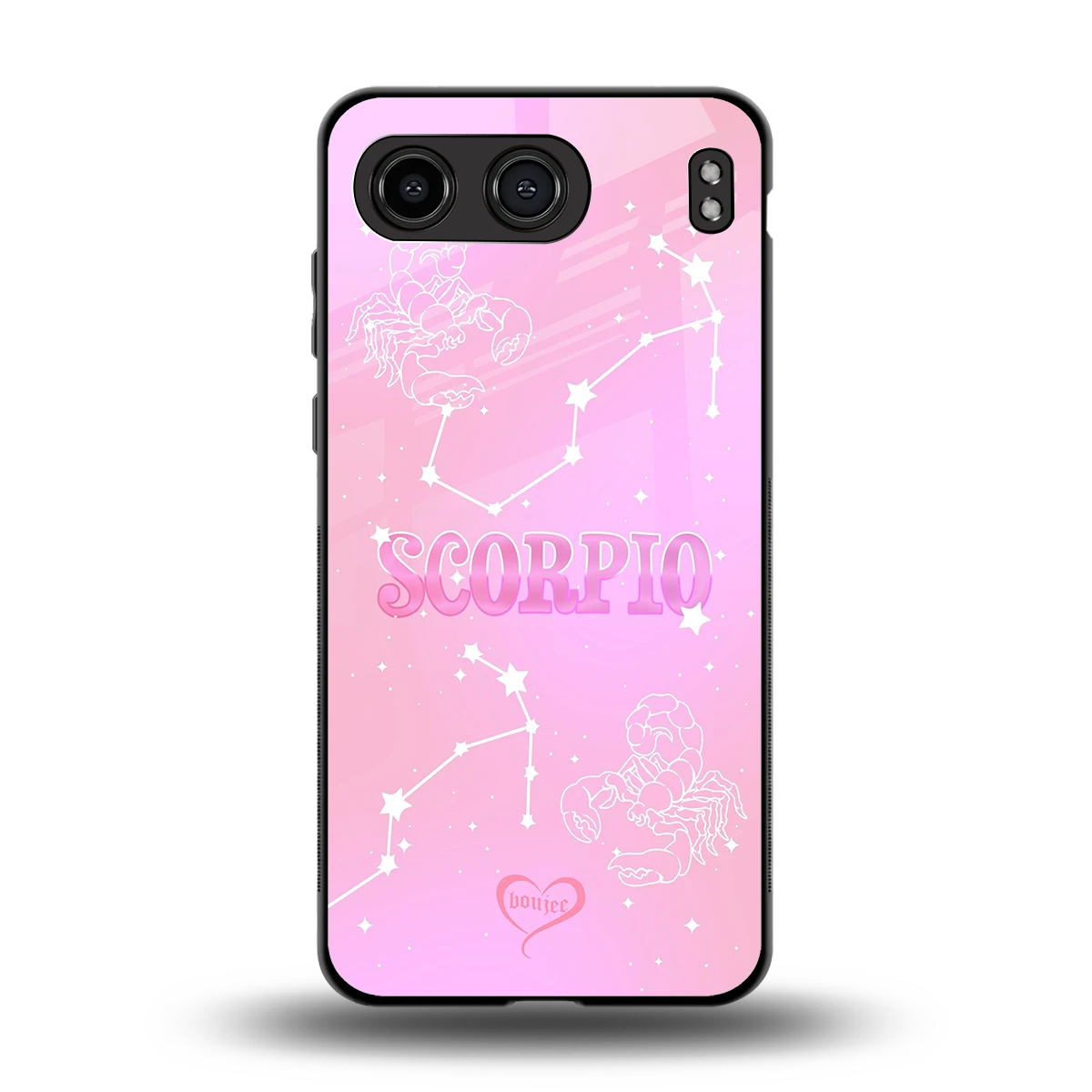Scorpio Aura back phone cover | glass case for oneplus nord 4
