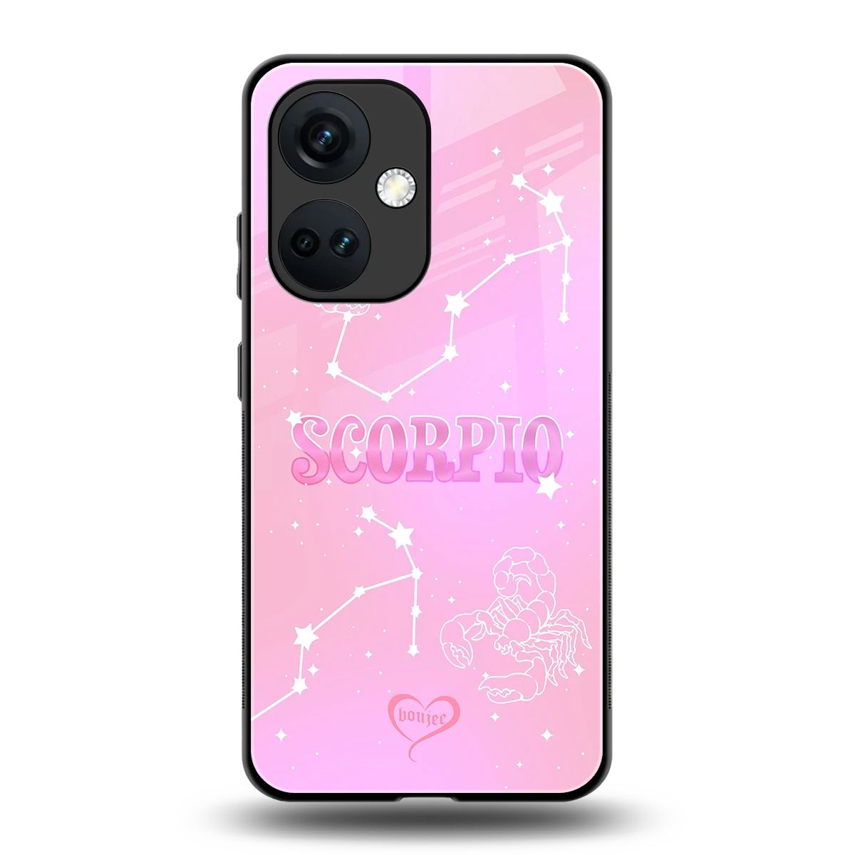 Scorpio Aura back phone cover | glass case for oneplus nord ce 3