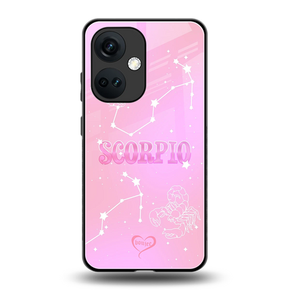 Scorpio Aura back phone cover | glass case for oneplus nord ce 3
