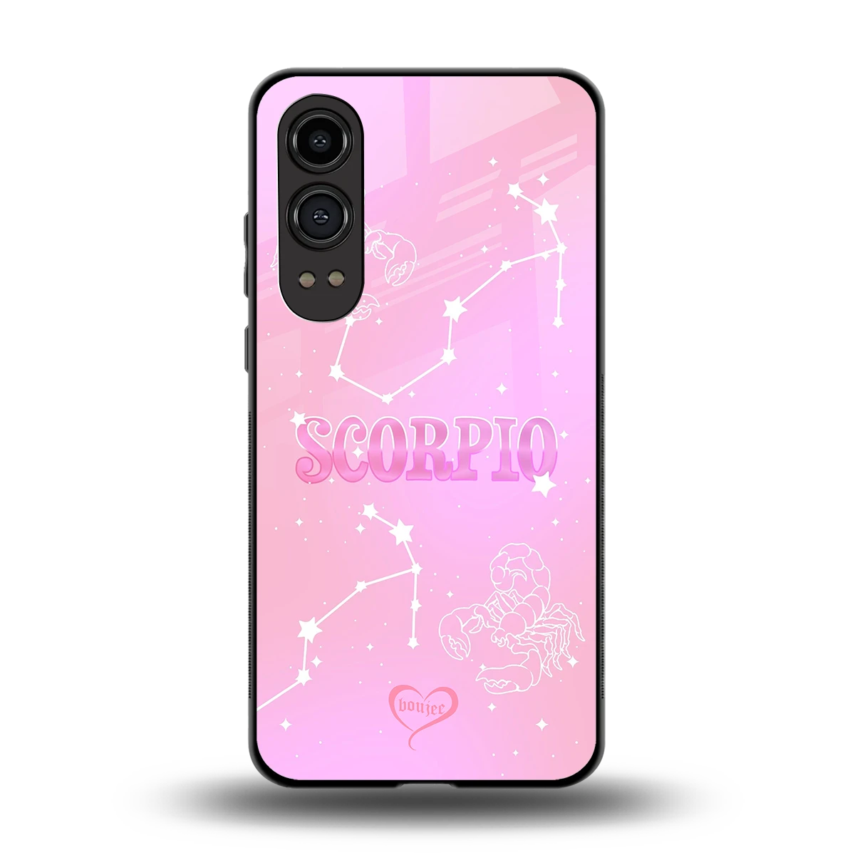 Scorpio Aura back phone cover | glass case for oneplus nord ce 4 lite