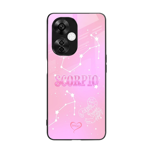 Scorpio Aura back phone cover | glass case for oneplus nord ce 3 lite