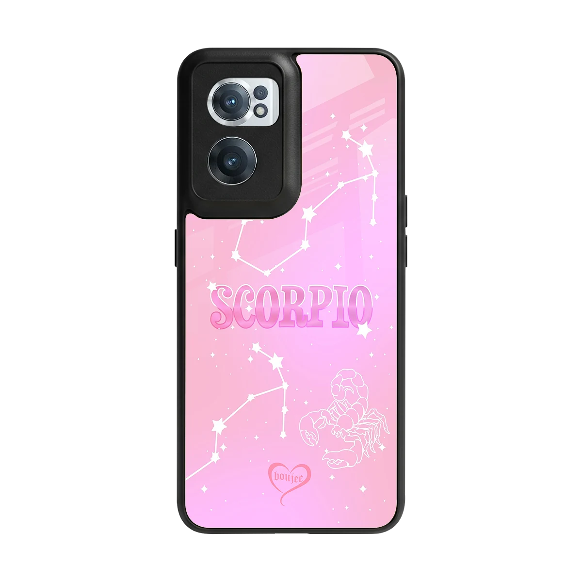 Scorpio Aura back phone cover | glass case for oneplus nord ce 2