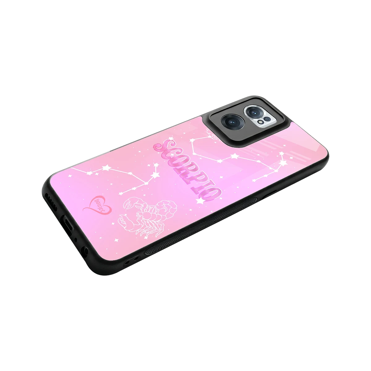Scorpio Aura stylish phone case for oneplus nord ce 2 | glossy glass and slim fit