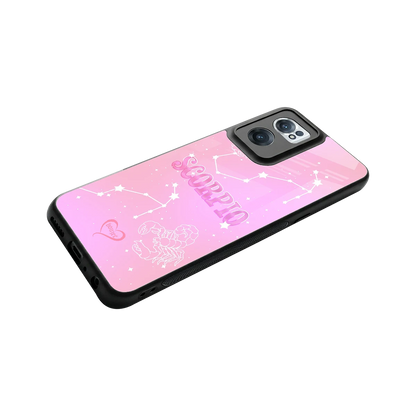 Scorpio Aura stylish phone case for oneplus nord ce 2 | glossy glass and slim fit