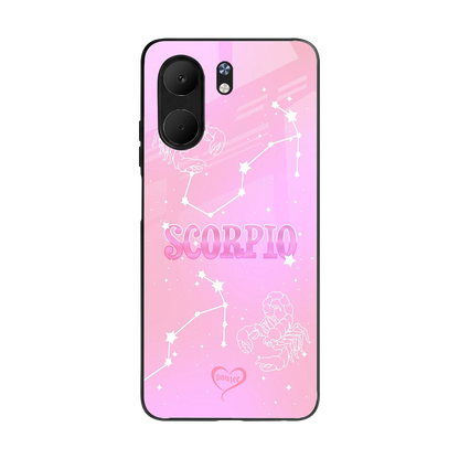 Scorpio Aura back phone cover | glass case for oppo a5x 5g