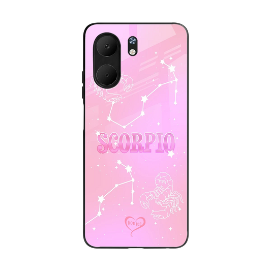 Scorpio Aura back phone cover | glass case for oppo a5x 5g