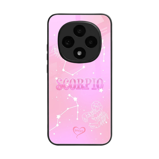 Scorpio Aura back phone cover | glass case for oppo f31 pro 5g