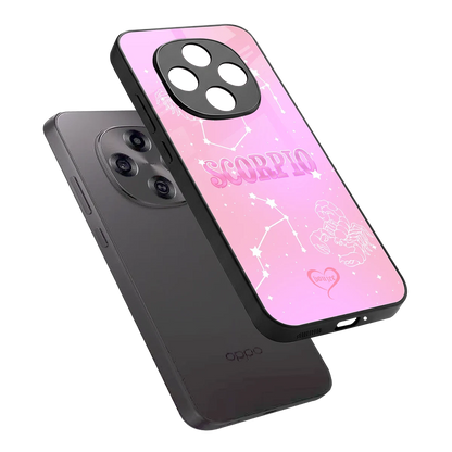 Scorpio Aura sleek oppo f31 pro 5g cover with tempered glass back and TPU edges