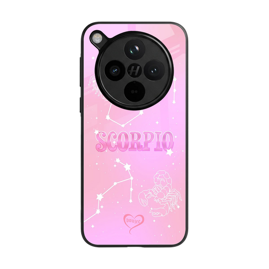 Scorpio Aura back phone cover | glass case for oppo find x8