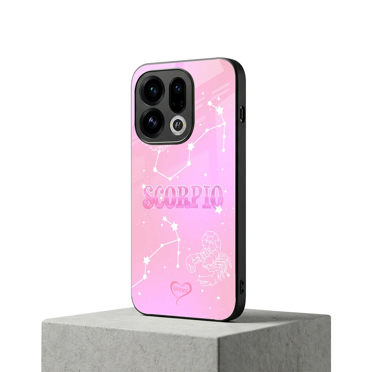 Scorpio Aura oppo find x9 mobile cover | shockproof glass phone case