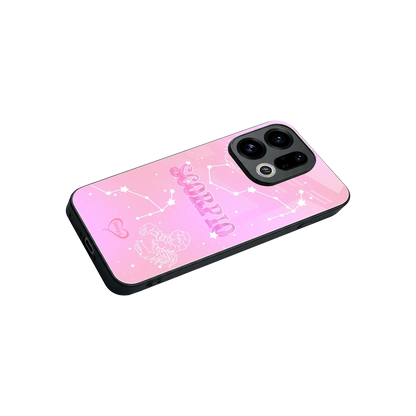 Scorpio Aura stylish phone case for oppo find x9 | glossy glass and slim fit