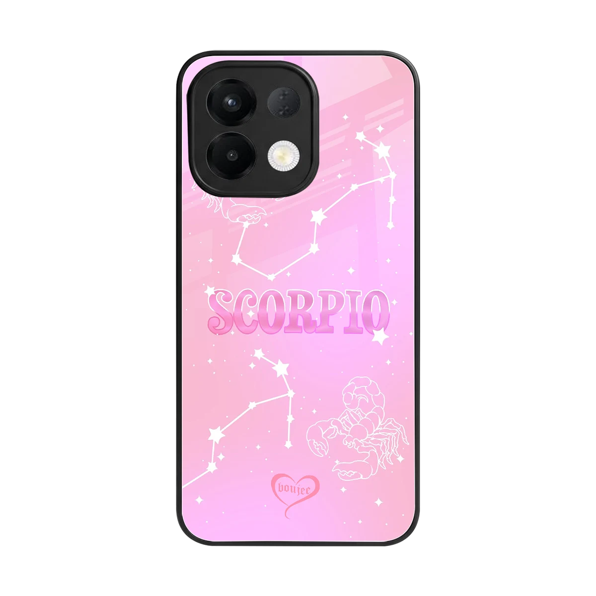 Scorpio Aura back phone cover | glass case for oppo k13 5g