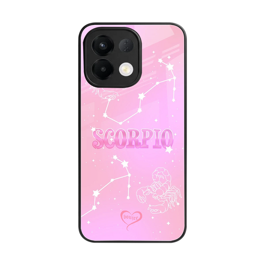 Scorpio Aura back phone cover | glass case for oppo k13 5g