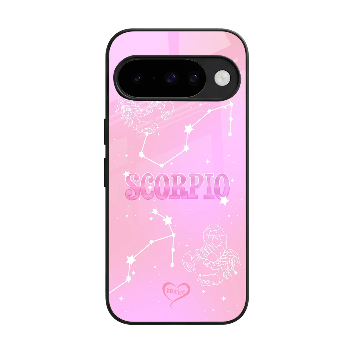 Scorpio Aura back phone cover | glass case for google pixel 10