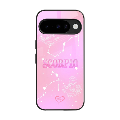 Scorpio Aura back phone cover | glass case for google pixel 10