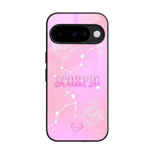 Scorpio Aura back phone cover | glass case for google pixel 10