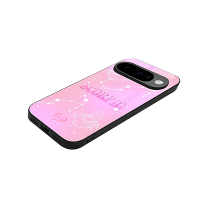 Scorpio Aura stylish phone case for google pixel 10 | glossy glass and slim fit