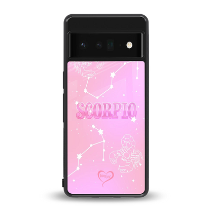 Scorpio Aura back phone cover | glass case for google pixel 6 pro