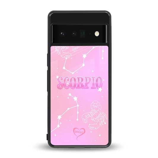 Scorpio Aura back phone cover | glass case for google pixel 6 pro