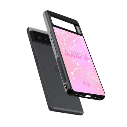 Scorpio Aura sleek google pixel 6 cover with tempered glass back and TPU edges
