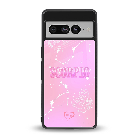 Scorpio Aura back phone cover | glass case for google pixel 7 pro