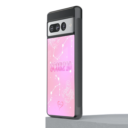 Scorpio Aura stylish phone case for google pixel 7 pro | glossy glass and slim fit