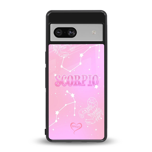 Scorpio Aura back phone cover | glass case for google pixel 7a